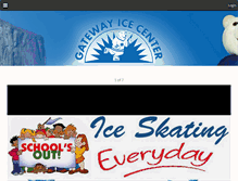 Tablet Screenshot of gatewayicecenter.com